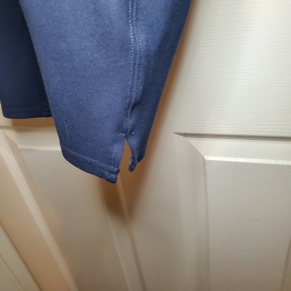 SPANX Classic Navy Ponte Ankle Leggings Sz MP - Picture 3 of 7